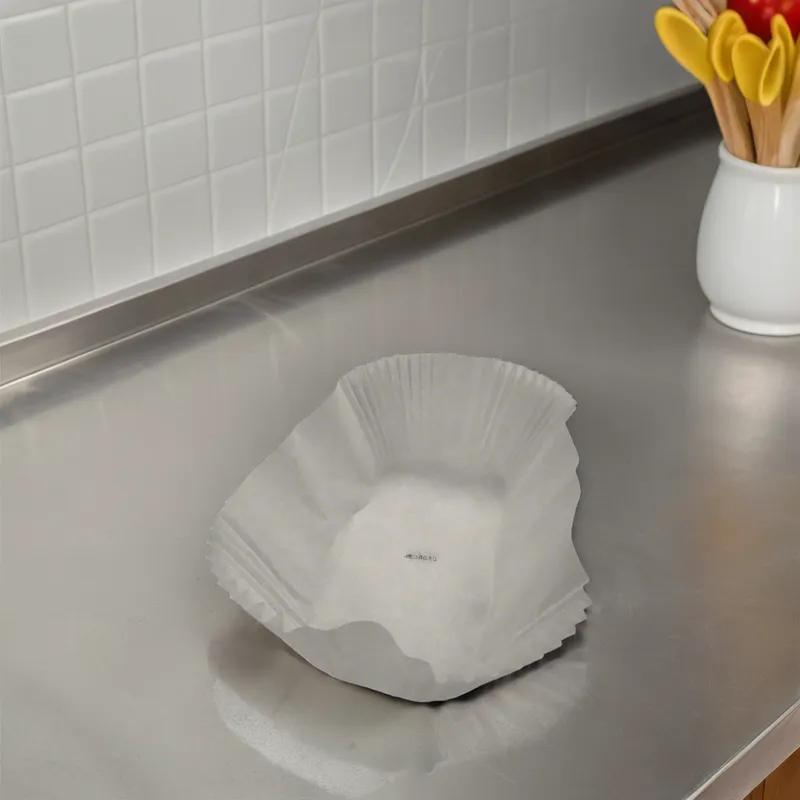 Pan Liner 6.3X2.75X2 IN Oblong Fluted 500 Count/Pack 4 Packs/Case 2000 Count/Case