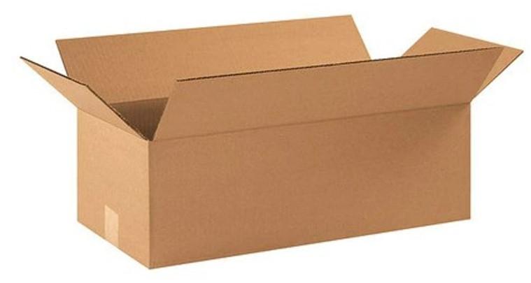 Box 20X16X8 IN Kraft Corrugated Cardboard 1/Each