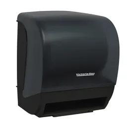 Victoria Bay Paper Towel Dispenser Plastic Translucent Black Automatic Electronic Regular Capacity 1/Case