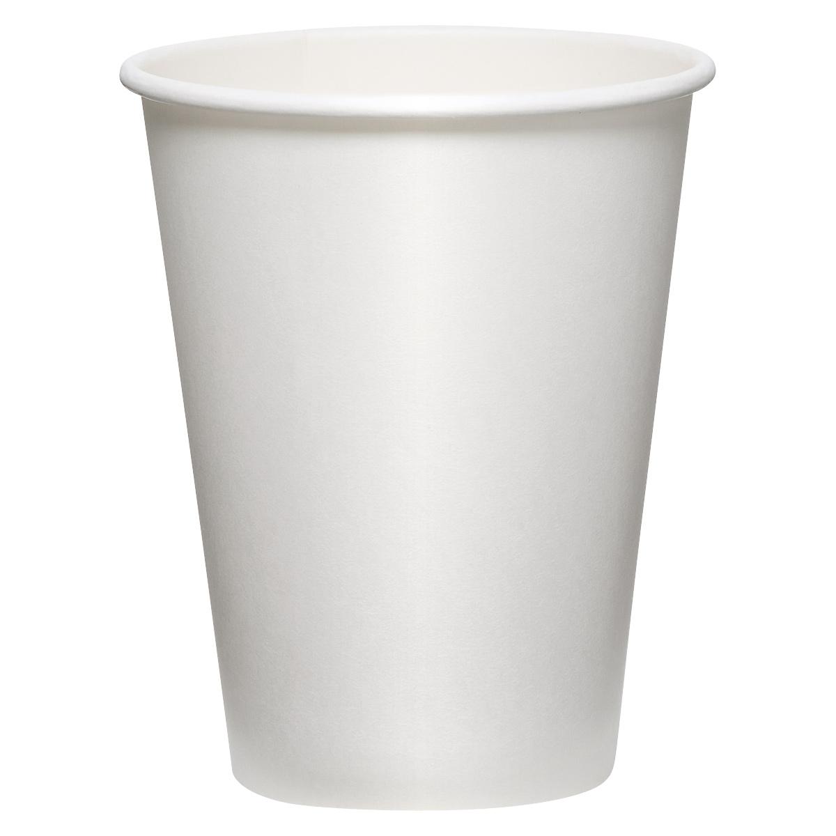 Cold Cup 8-9 FLOZ Double Wall Poly-Coated Paper White 1000/Case