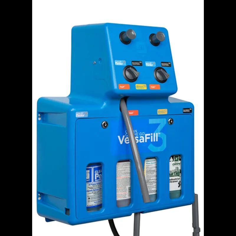 Clean on the Go VersaFill 3 Chemical Dilution & Dispensing System Blue 1/Each