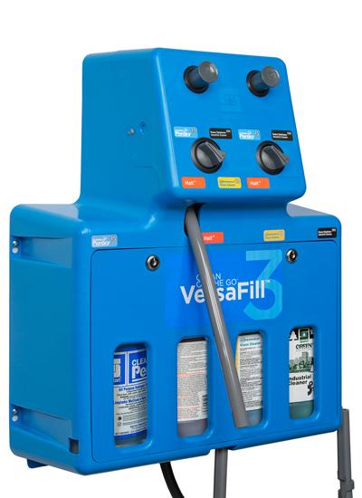Clean on the Go VersaFill 3 Chemical Dilution & Dispensing System Blue 1/Each