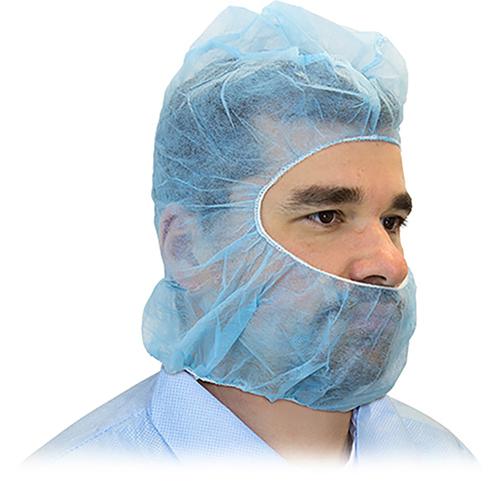 Hairnet Ninja Hood OS Blue PP 1000/Case