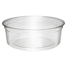 Victoria Bay Deli Container Base 8 OZ RPET Clear Round 50 Count/Pack 10 Packs/Case 500 Count/Case