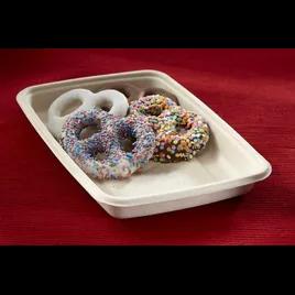 Pulp Plus™ Take-Out Container Base 20 OZ 6X9 IN Pulp Fiber Natural Rectangle 300/Case