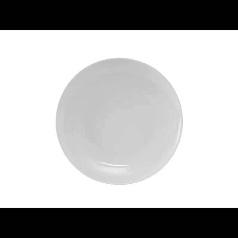 Florence Plate 7.125 IN China Porcelain White Round Coupe Fully Vitrified 36/Case