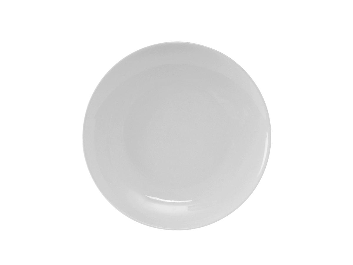 Florence Plate 7.125 IN China Porcelain White Round Coupe Fully Vitrified 36/Case