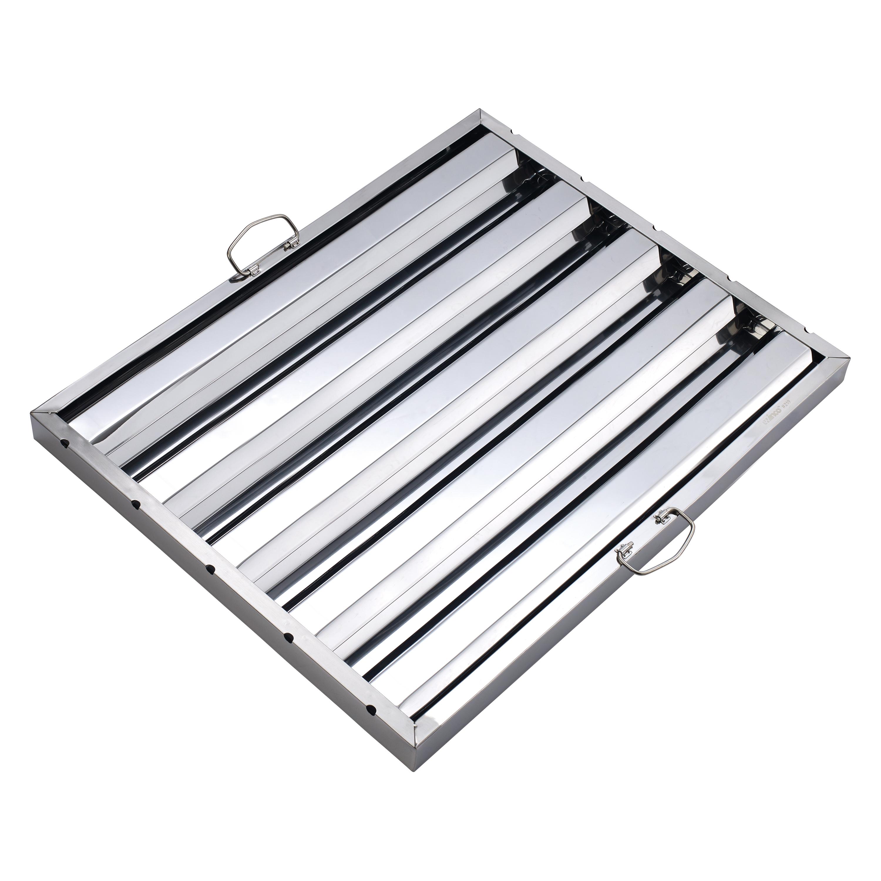Hood Filter 24.5X19.5X1.5 IN Stainless Steel 1/Each