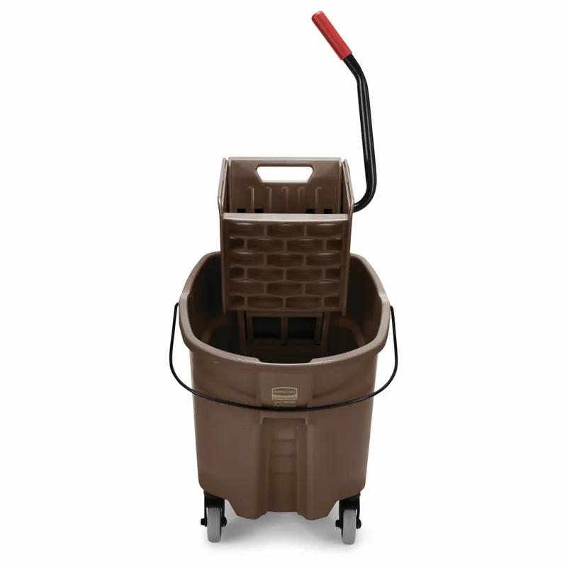 WaveBrake® Mop Bucket & Wringer 35 QT Plastic Brown Side Press 1/Case