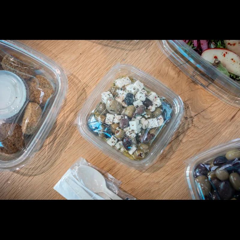 Bowl 8 OZ RPET Clear Square 504/Case