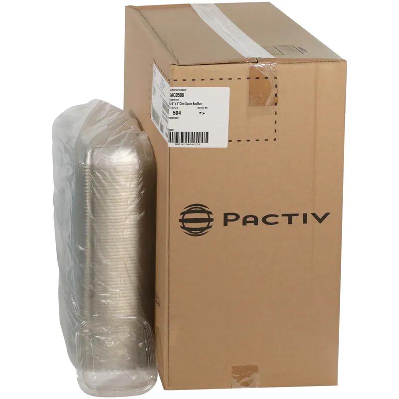 Bowl 8 OZ RPET Clear Square 504/Case