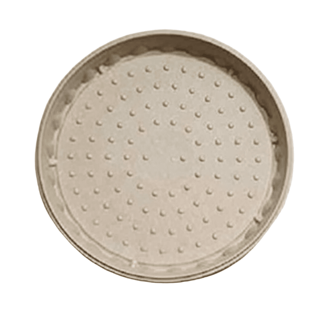 Pizza Box 12 IN Plant Fiber Natural Plain Round 100/Case