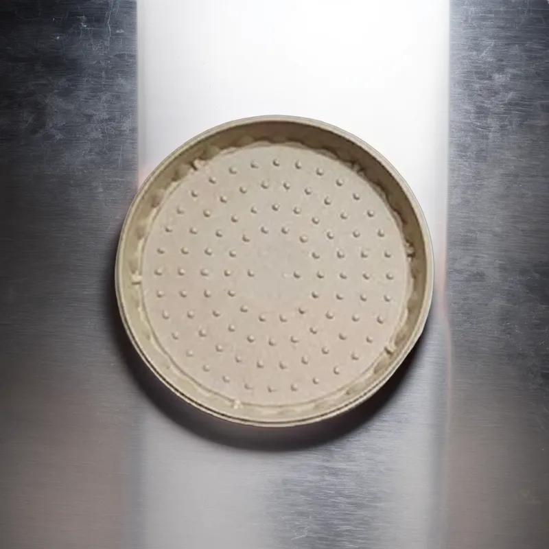 Pizza Box 12 IN Plant Fiber Natural Plain Round 100/Case