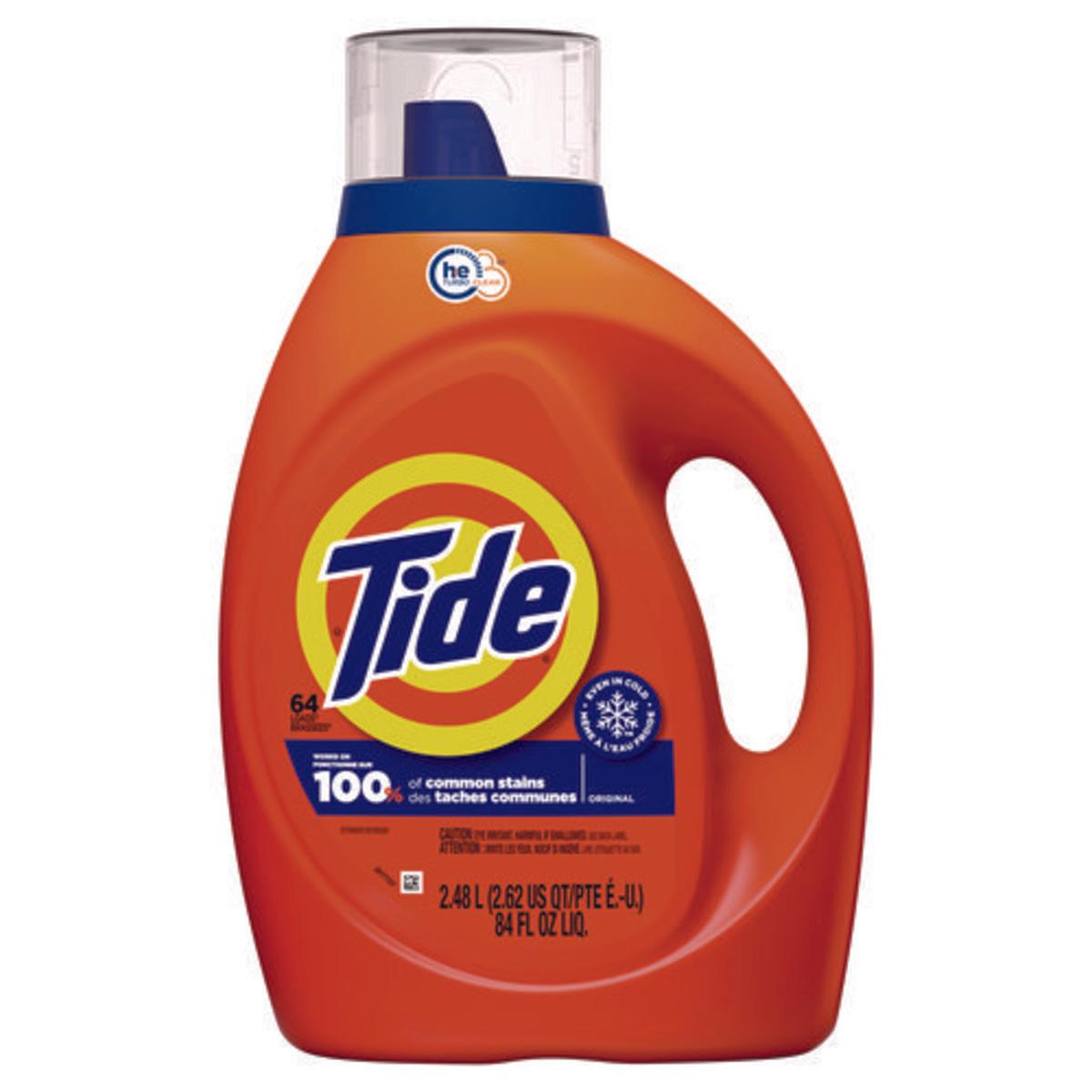 Tide® Original Scent Laundry Detergent 80 OZ Liquid High-Efficiency 4/Case