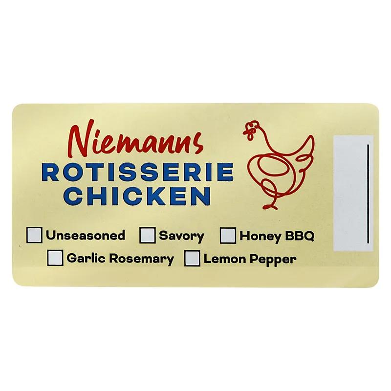 Niemanns Rotisserie Chicken Label 1/Roll