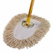 Dust Mop 4X8.5 IN Cotton 4PLY Cut End Launderable Polyester Backing 1/Each