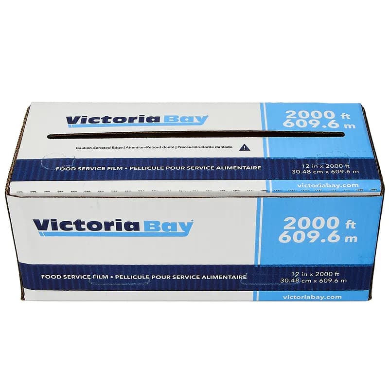 Victoria Bay Cling Film Roll 12IN X2000FT PVC 35 Gauge Clear 1/Roll