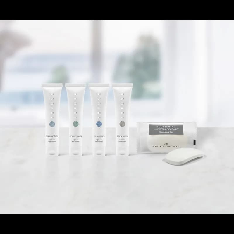 Body Wash 1 OZ White Tea Coconut Enriched with Olive Oil 300/Case