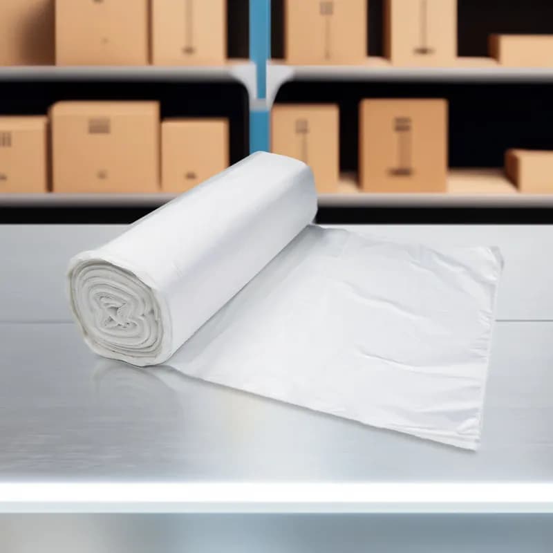 Victoria Bay Can Liner 57.75X70 IN 90-100 GAL Clear 0.80MIL 10 Count/Roll 5 Rolls/Case