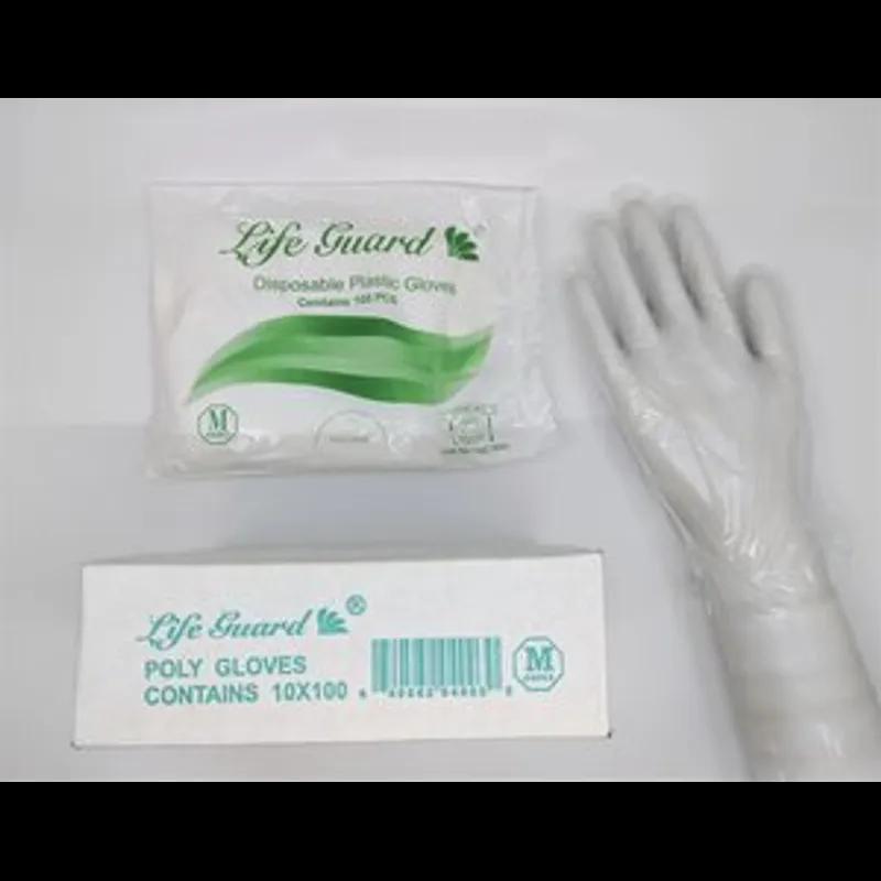 Food Service Gloves Large (LG) Clear PE 500 Count/Box