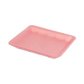 16S Meat Tray 12.25X7.25X0.5 IN Polystyrene Foam Shallow Rose Rectangle 250/Bundle