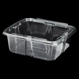 Victoria Bay Deli Container Hinged 64 OZ RPET Clear Tamper-Evident 82 Count/Pack 2 Packs/Case 164 Count/Case