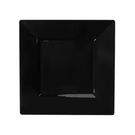 Plate 8 IN Plastic Black Square 120/Case
