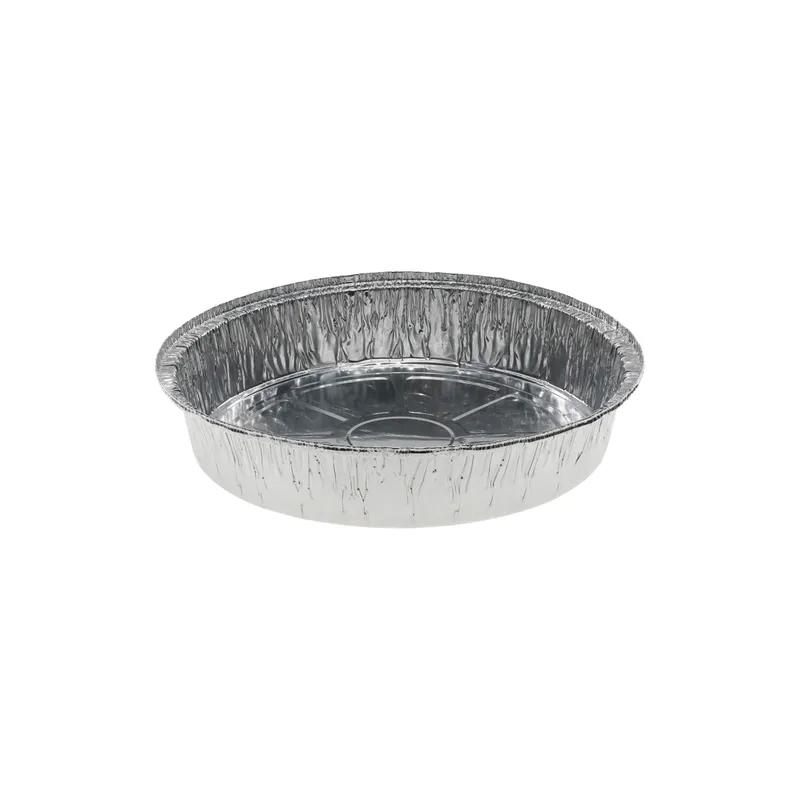 Take-Out Container Base 8.4X1.7 IN Aluminum Silver Round Hemmed Edge Grease Resistant 300/Case