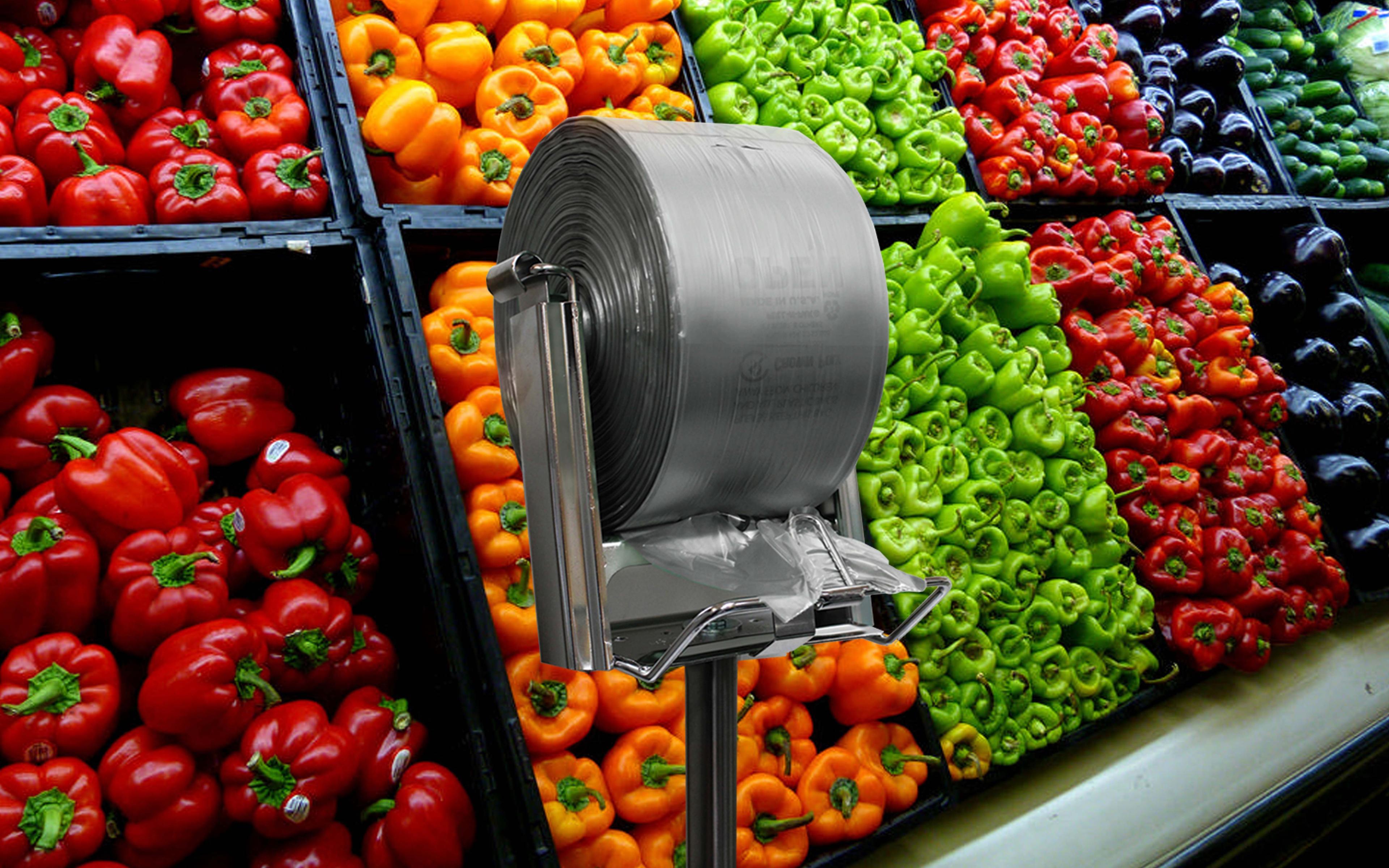 Bag Roll 14X18 IN High-Density Polyethylene (HDPE) 8MIC Natural Child Warning 2744 Rolls/Case