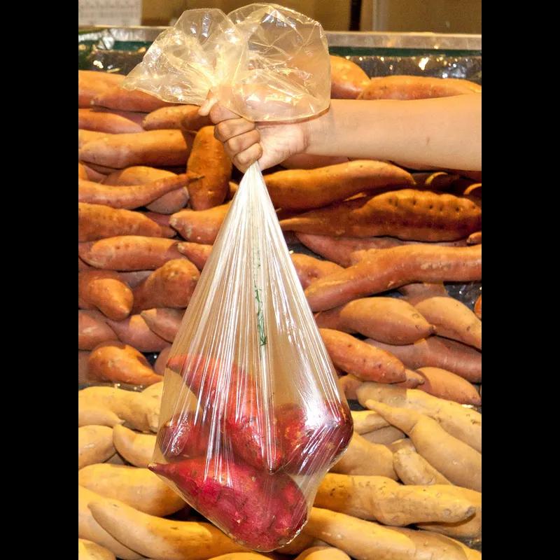 Bag Roll 14X18 IN High-Density Polyethylene (HDPE) 8MIC Natural Child Warning 2744 Rolls/Case