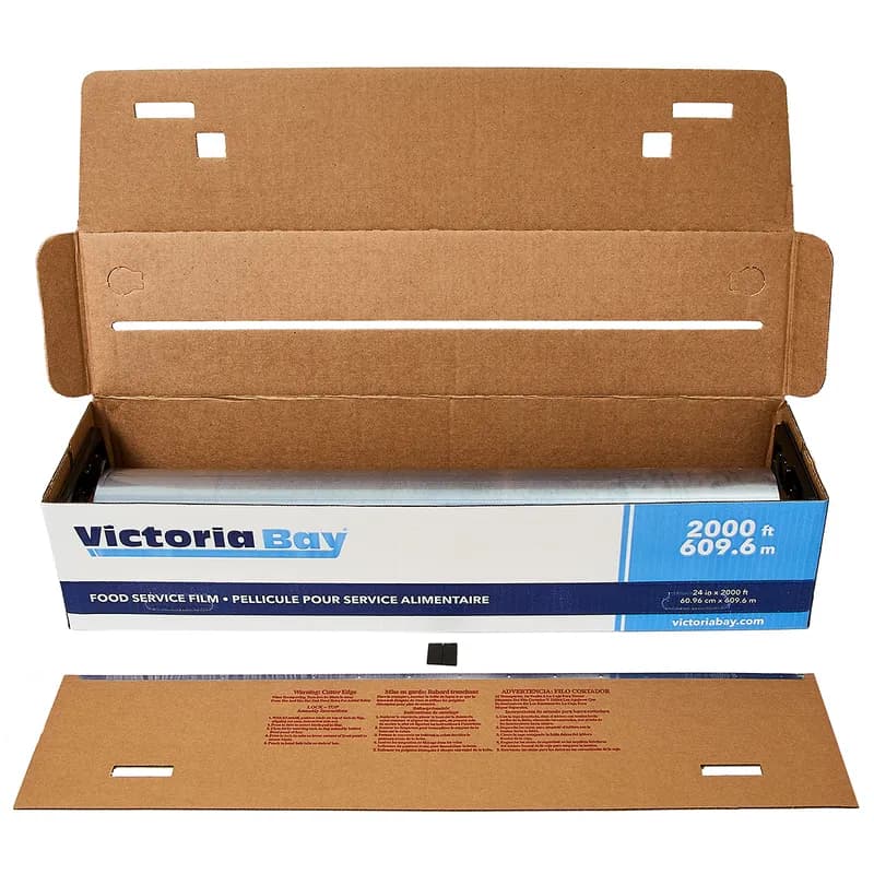 Victoria Bay Cling Film Cutter & Roll 24IN X2000FT PVC Clear 1/Roll