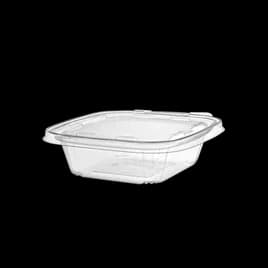 Deli Container Hinged 8 OZ Tear-Away Tamper-Evident 240/Case