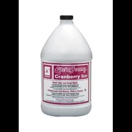 Lite'n Foamy® Cranberry Ice® Hand, Hair & Body Wash RTU Foaming Liquid 1 GAL Tangy-Cranberry Red Refill 4/Case