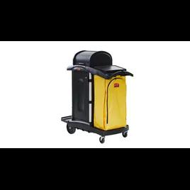 Janitorial Cleaning Cart & Bag Black Plastic High Security 1/Each
