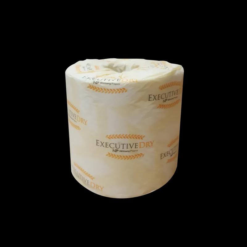 Executive Dry Toilet Paper & Tissue Roll 4.25X3.75 IN 2PLY White 500 Sheets/Roll 80 Rolls/Case 40000 Sheets/Case