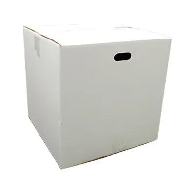 Catering Box Base & Lid Combo 20.25X20.25X20 IN White Square 1/Each