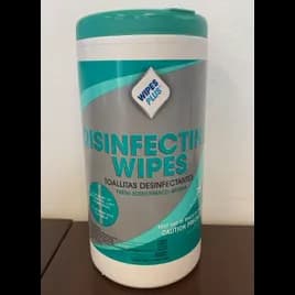 WipesPlus® Fresh Scent One-Step Disinfectant Multi Surface Wipe Non-Ammoniated Bleach-Free 75 Count/Pack 6 Packs/Case