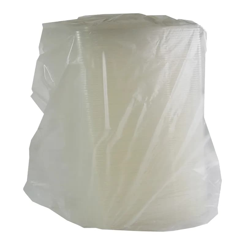 Lid 7.4X7.4 IN PP Clear Square For 24-28-32 OZ Bowl 300/Case