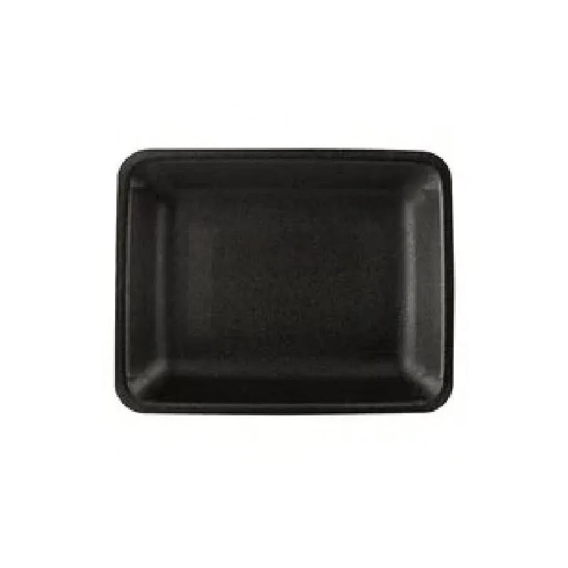 Dyne-A-Pak 8H Tray 10X8X1.125 IN Polystyrene Foam Black 400/Case