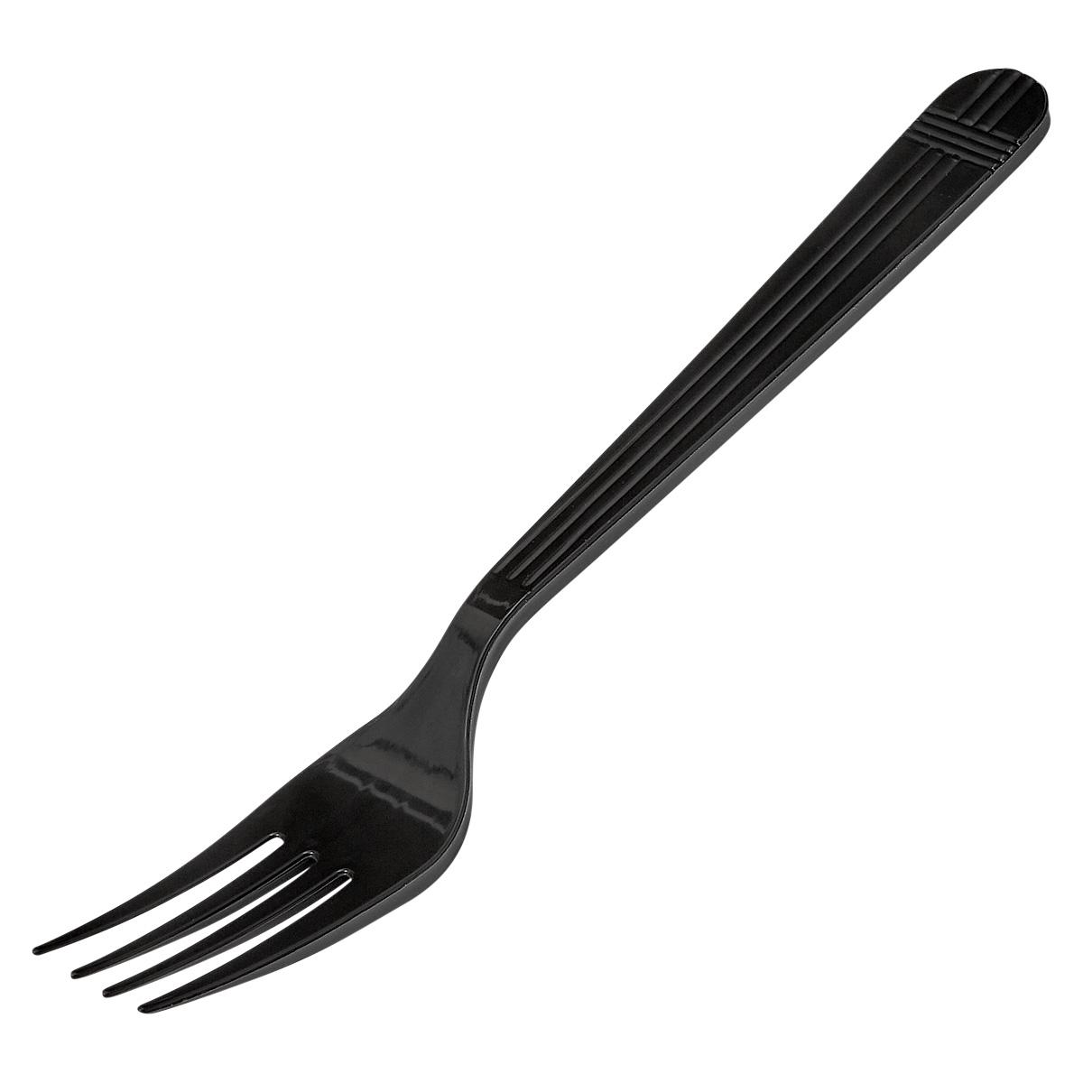 Victoria Bay Fork PP Black Heavy Duty Unwrapped 1000/Case