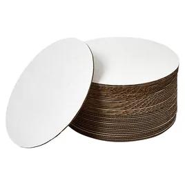 Cake Circle 10 IN Corrugated Paperboard White Round Single Wall 250/Case