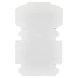 Easy Lock Cake Box 10X10X5 IN SUS Paperboard CRB White Square Lock Corner 1-Piece 100/Bundle