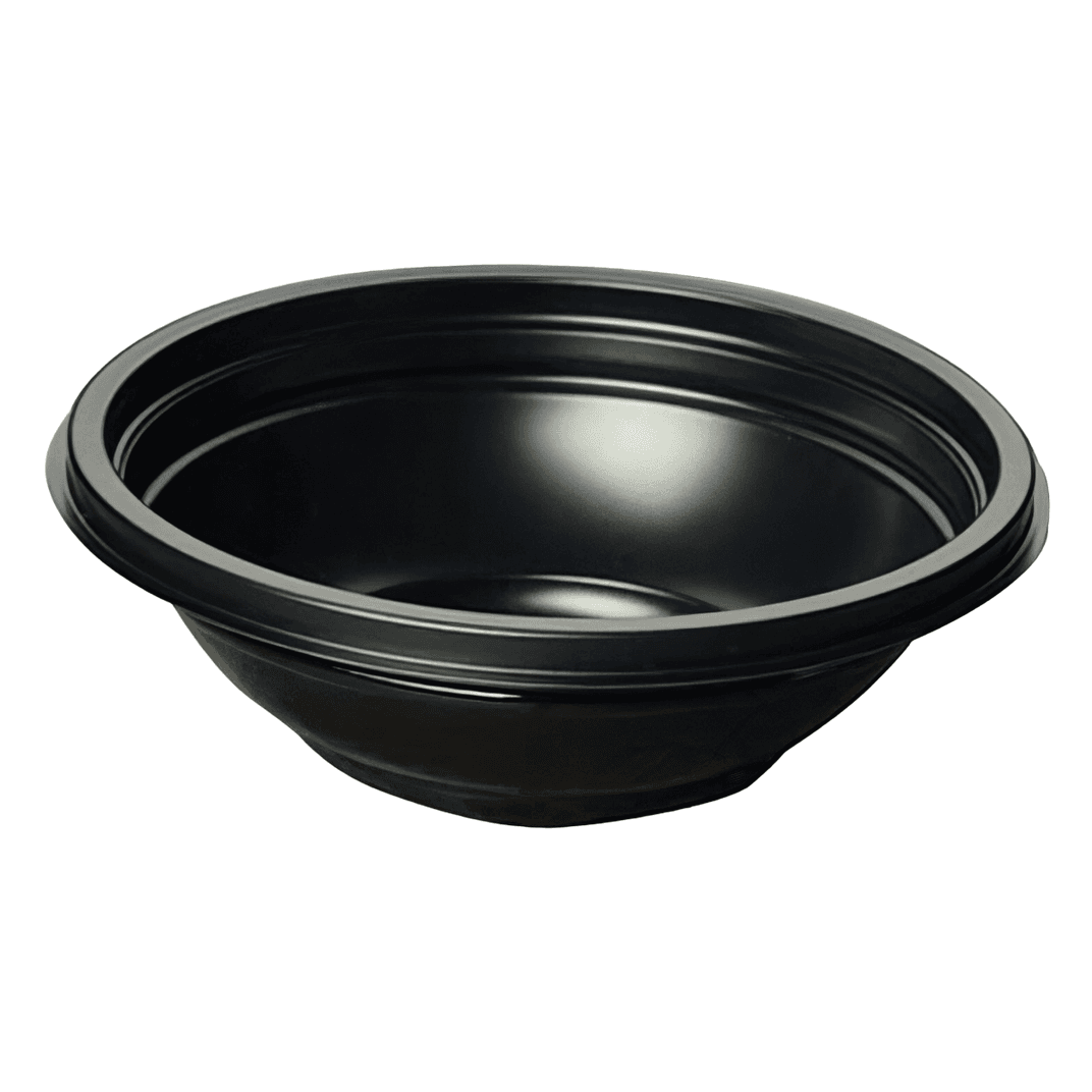 Bowl 16 OZ PET Black 200/Case