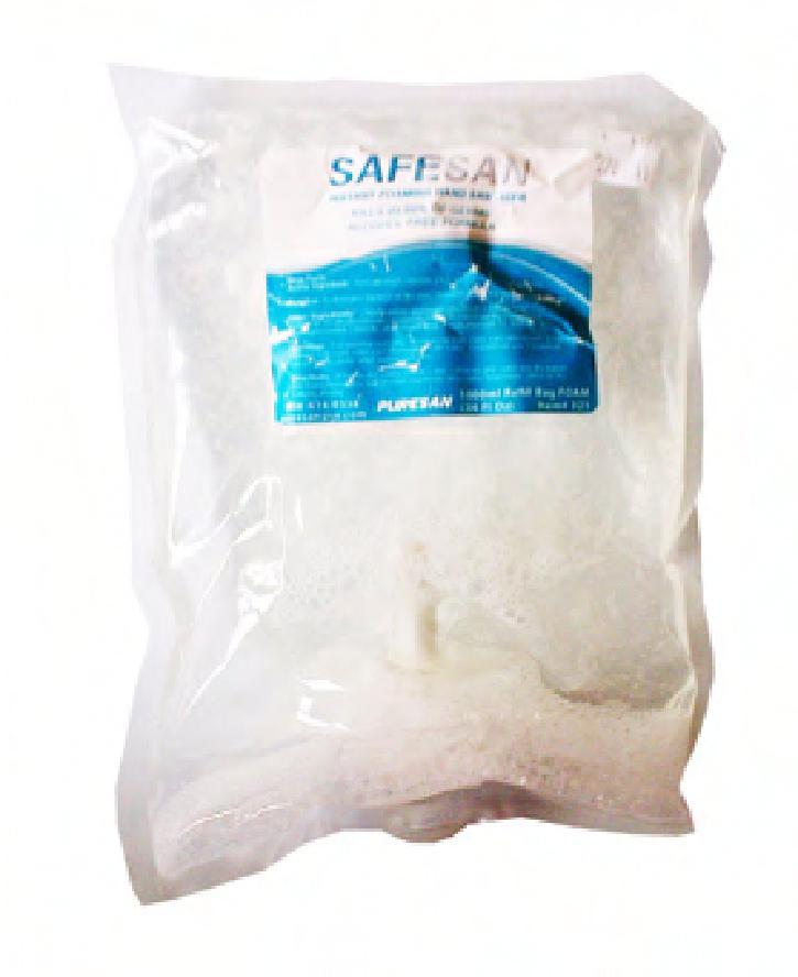 Hand Sanitizer Foam 1 L Unscented Fragrance Free Clear Alcohol Free 6/Case