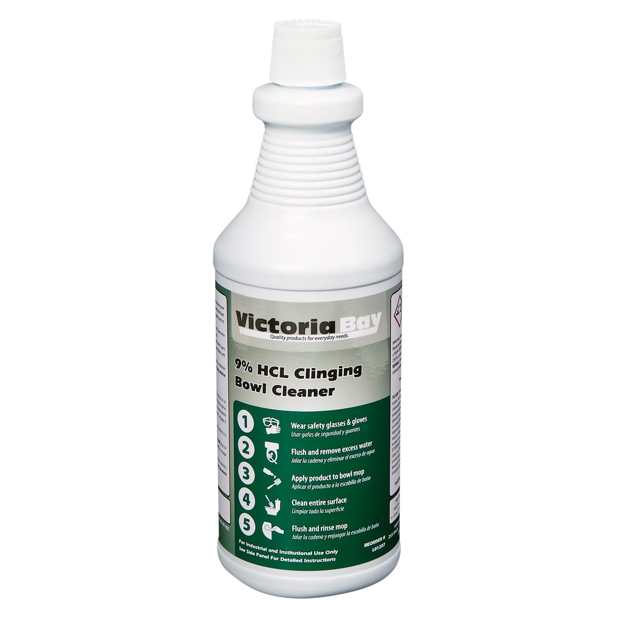 Victoria Bay 9% HCL Clinging Bowl Cleaner 32 FLOZ 12/Case