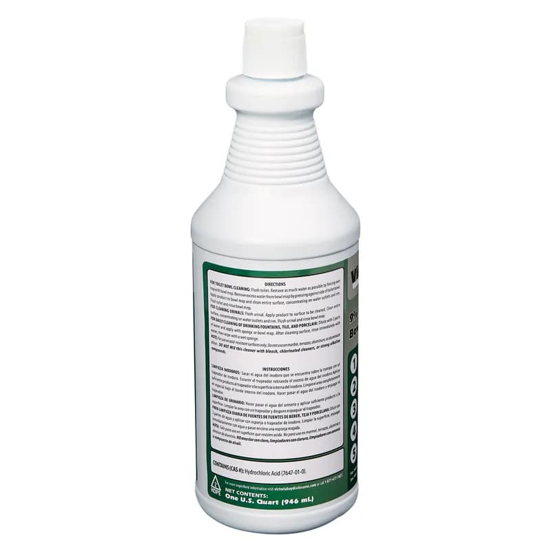 Victoria Bay 9% HCL Clinging Bowl Cleaner 32 FLOZ 12/Case