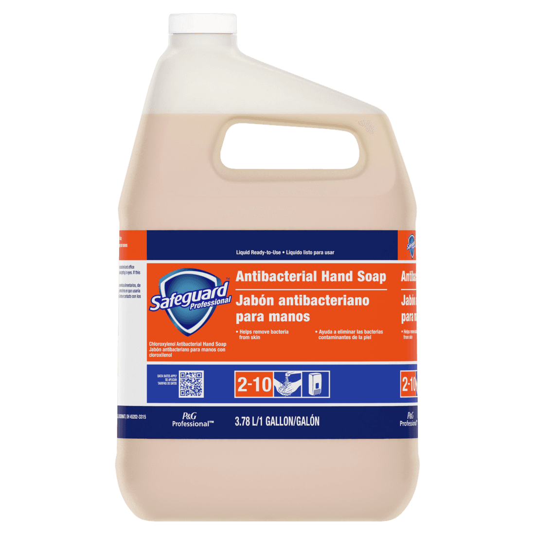 Safeguard Hand Soap Liquid 1 GAL Peach Antibacterial 2/Case
