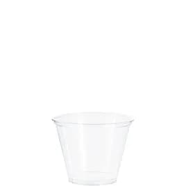 Solo® Ultra Clear™ Cold Cup Squat 9 OZ PET Clear 50 Count/Pack 20 Packs/Case 1000 Count/Case