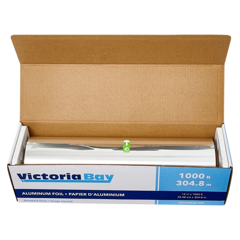 Victoria Bay Foil Roll 12IN X1000FT Aluminum Standard Duty Silver 1/Roll
