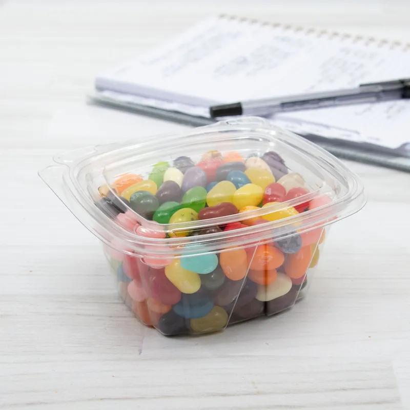 Dart® ClearPac® SafeSeal™ Cold Deli Container Base & Lid Combo 4 OZ PET Clear 100 Count/Bag 4 Bags/Case 400 Count/Case